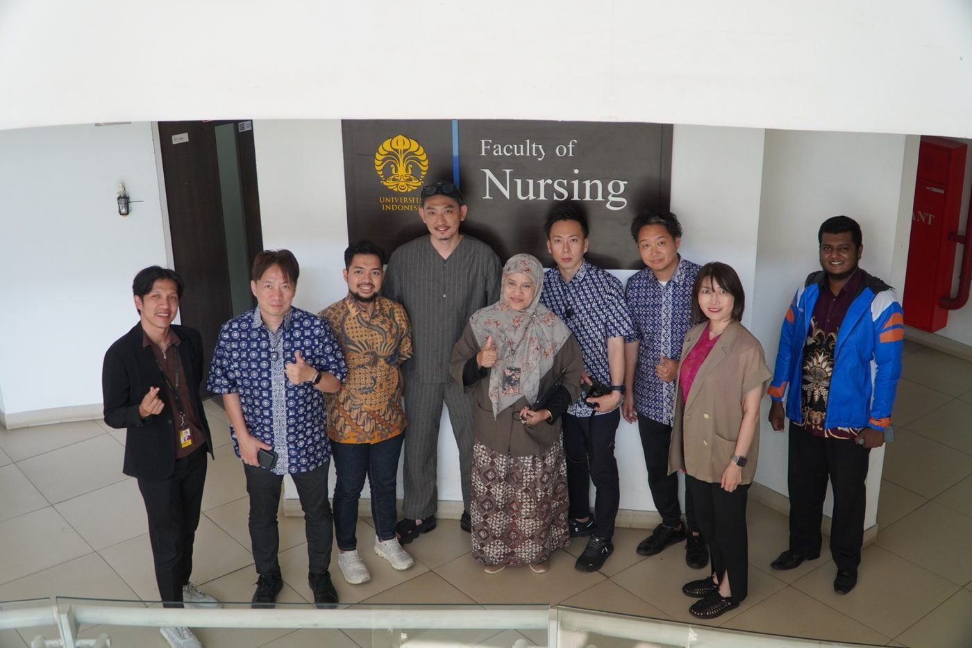 インドネシアの大学看護学部での面談